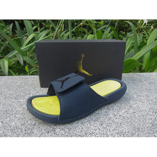 yellow jordan sandals