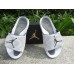 Women Jordan Hydro 5 Retro Sandals White Grey