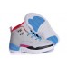 Air Jordan 12 Kids "Miami Vice" Grey Blue