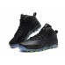 New Air Jordan 10 Retro Black-Grey/Venom Green Shoe