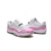 Air Jordan 11 Low GS White Pink Snakeskin