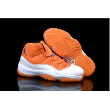 New Air Jordan 11 Retro Custom White Orange Shoe