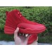 Air Jordan 12 "Red Suede" Christmas Red Mens Basketball Shoes