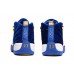 New Style Air Jordans 12 Blue Velvet-Gold/White