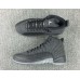 Air Jordan 12 "Wool Dark" Grey/Metallic Silver-Black Shoes