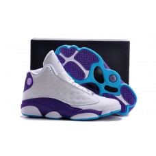 Air Jordan 13 Retro "Hornets" White Purple Shoes