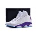 Air Jordan 13 Retro "Hornets" White Purple Shoes