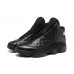 Best Air Jordan 13 Retro All Black Leather Shoes For Sale