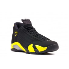 New Air Jordan 14 Retro "Thunder" Black/Vibrant Yellow-White