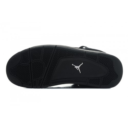 Hot sell Air Jordan 4 Retro Black Cat Black/Black-Light Graphite Sale ...