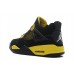 Air Jordan 4 Retro "Thunder" Black/White-Tour Yellow