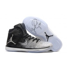 New Air Jordan 31 XXXI "Fine Print" Black/White-Wolf Grey Shoes