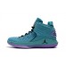 Air Jordans 32 XXXII "Hornets" Teal Purple PE Men Shoes