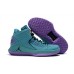 Air Jordans 32 XXXII "Hornets" Teal Purple PE Men Shoes