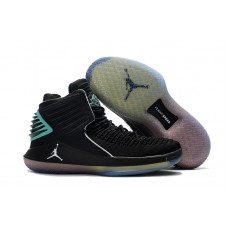 New Air Jordans 32 XXXII Black/Hyper Jade Basketball Shoes