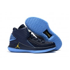 Air Jordans 32 XXXII "Marquette" PE Blue and Yellow